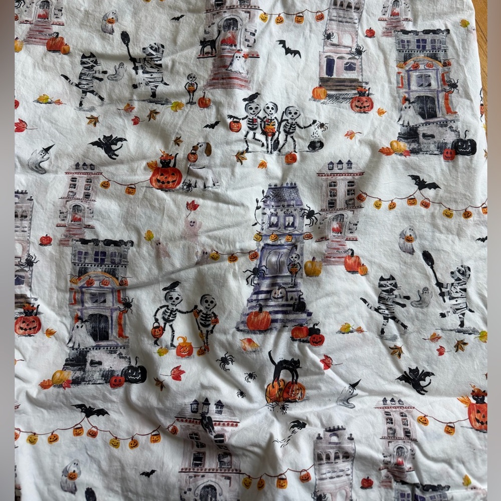 Pottery Barn Halloween Sheet